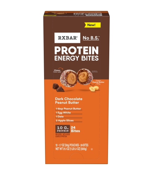RXBAR Protein Energy Bites Dark Chocolate Peanut Butter - Image 3