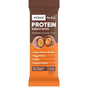 RXBAR Protein Energy Bites Dark Chocolate Peanut Butter
